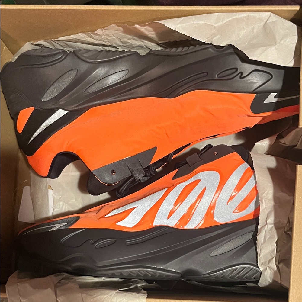 adidas Black and Orange Sneakers
